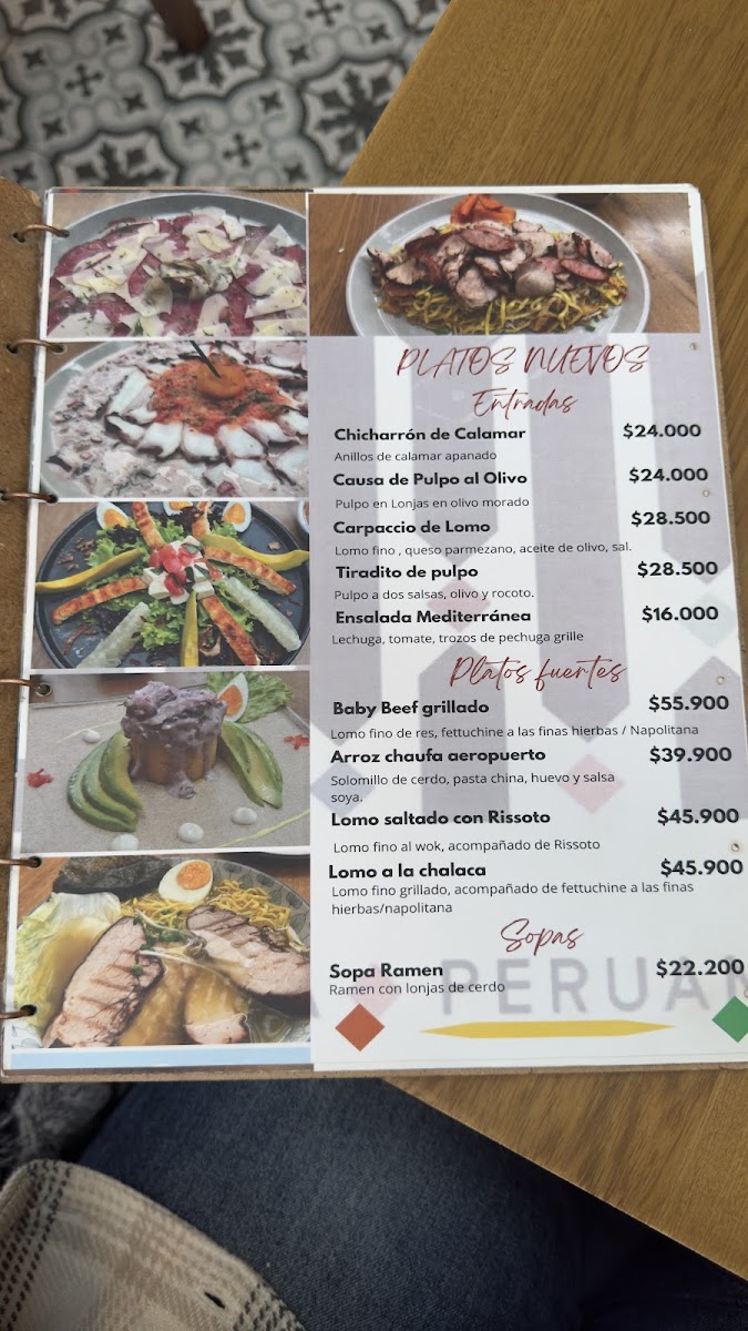 Lima Cocina Peruana Photo Menu 1