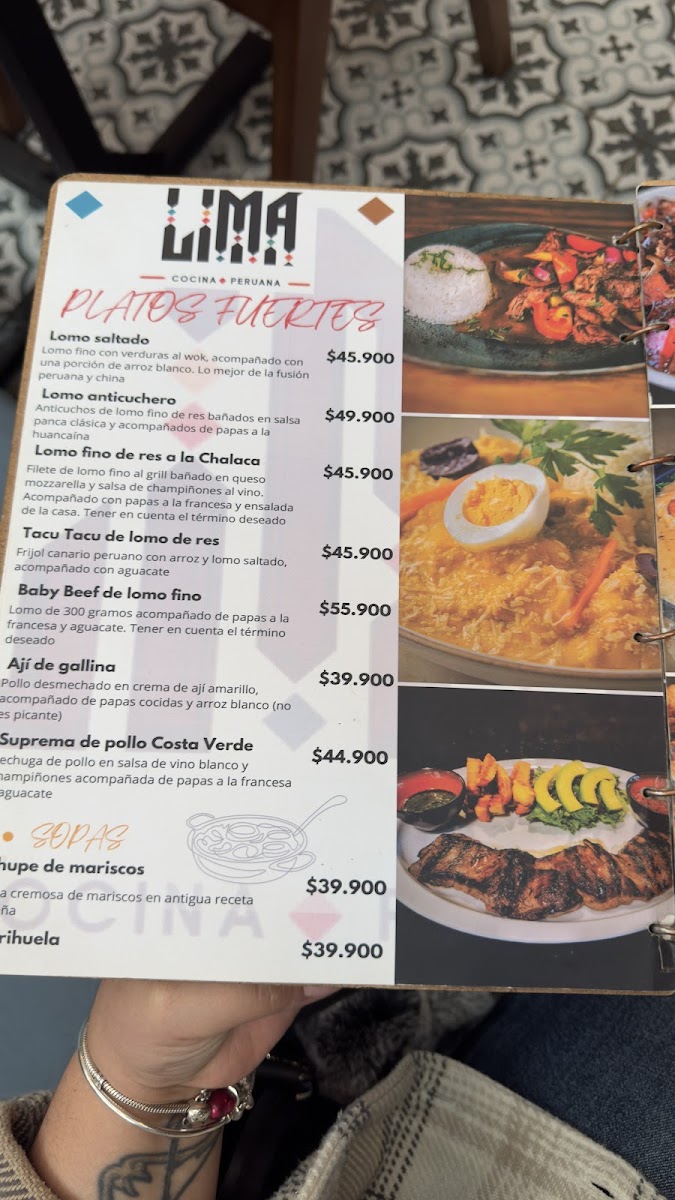 Lima Cocina Peruana Photo Menu 5