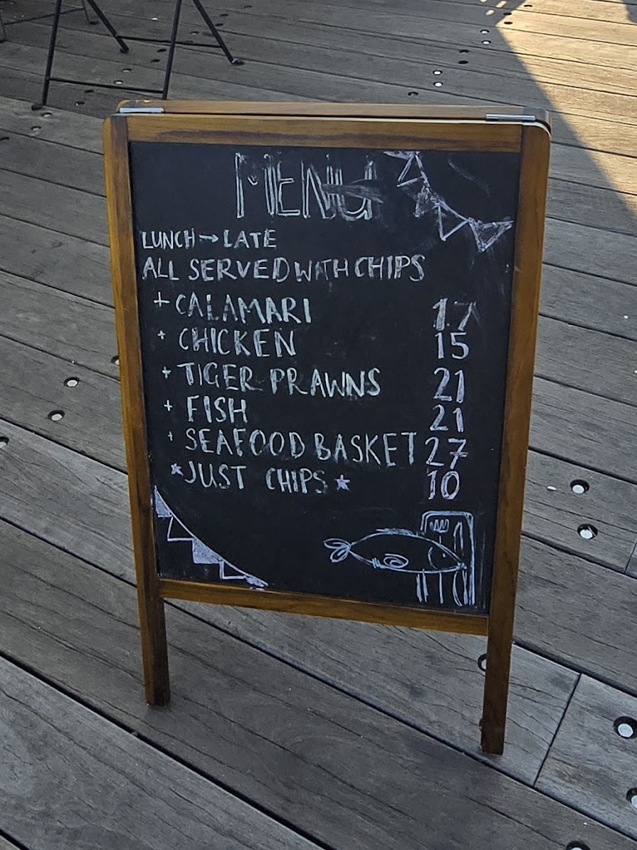 St Kilda Pier Kiosk Photo Menu 1