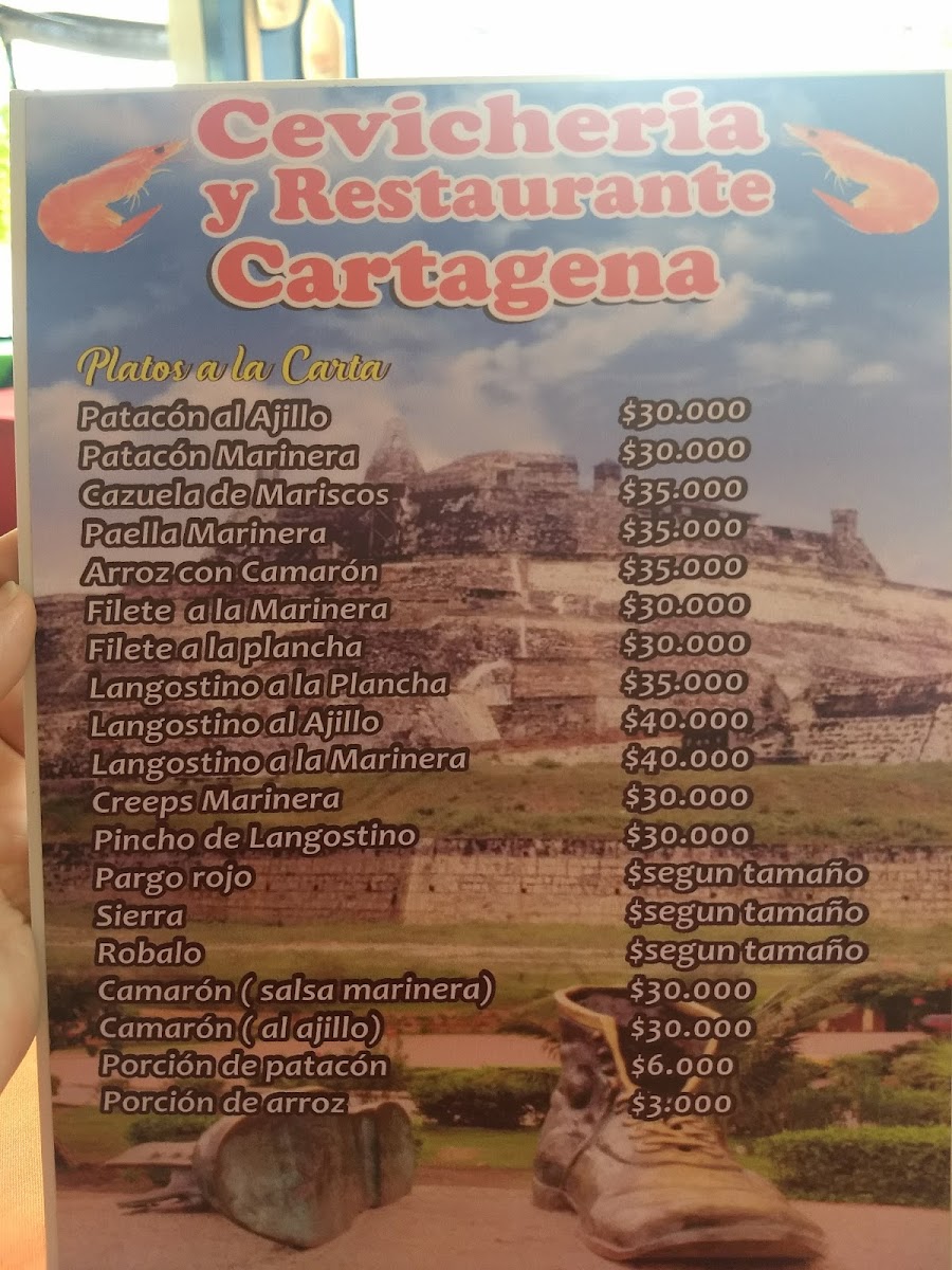 Cevicheria Y Restaurante Cartagena Photo Menu 8