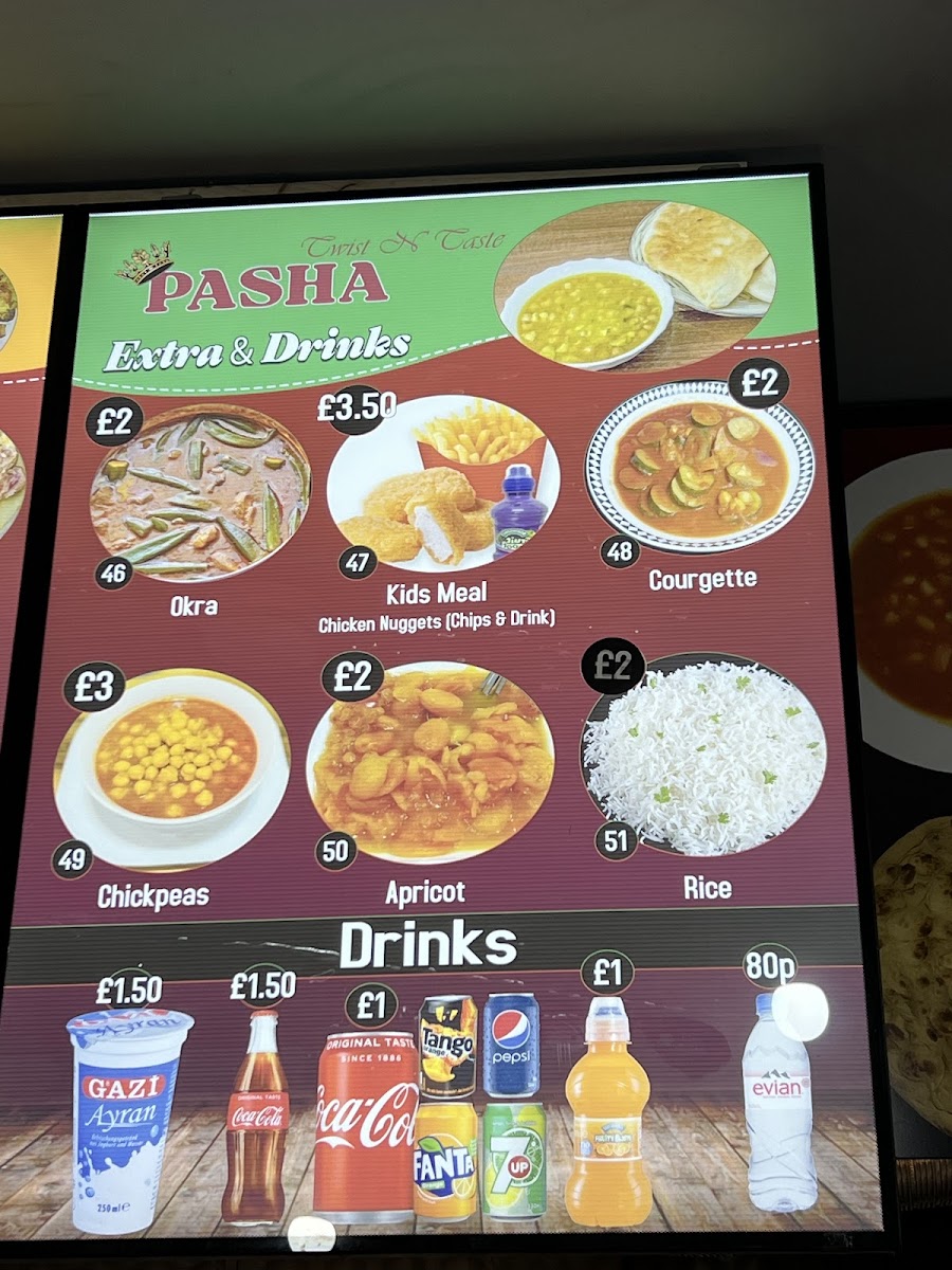 Pasha Restaurant Photo Menu 1