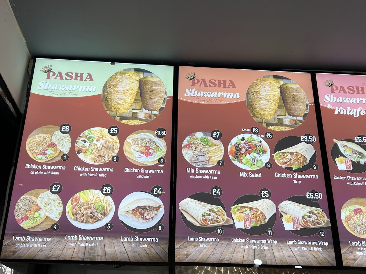 Pasha Restaurant Photo Menu 2