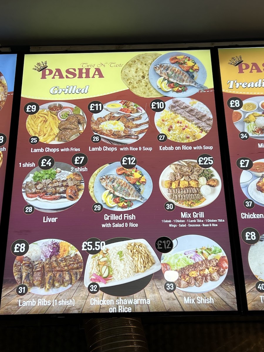 Pasha Restaurant Photo Menu 5