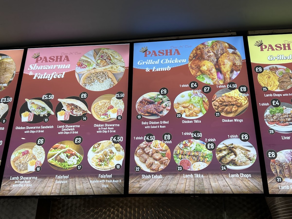 Pasha Restaurant Photo Menu 6
