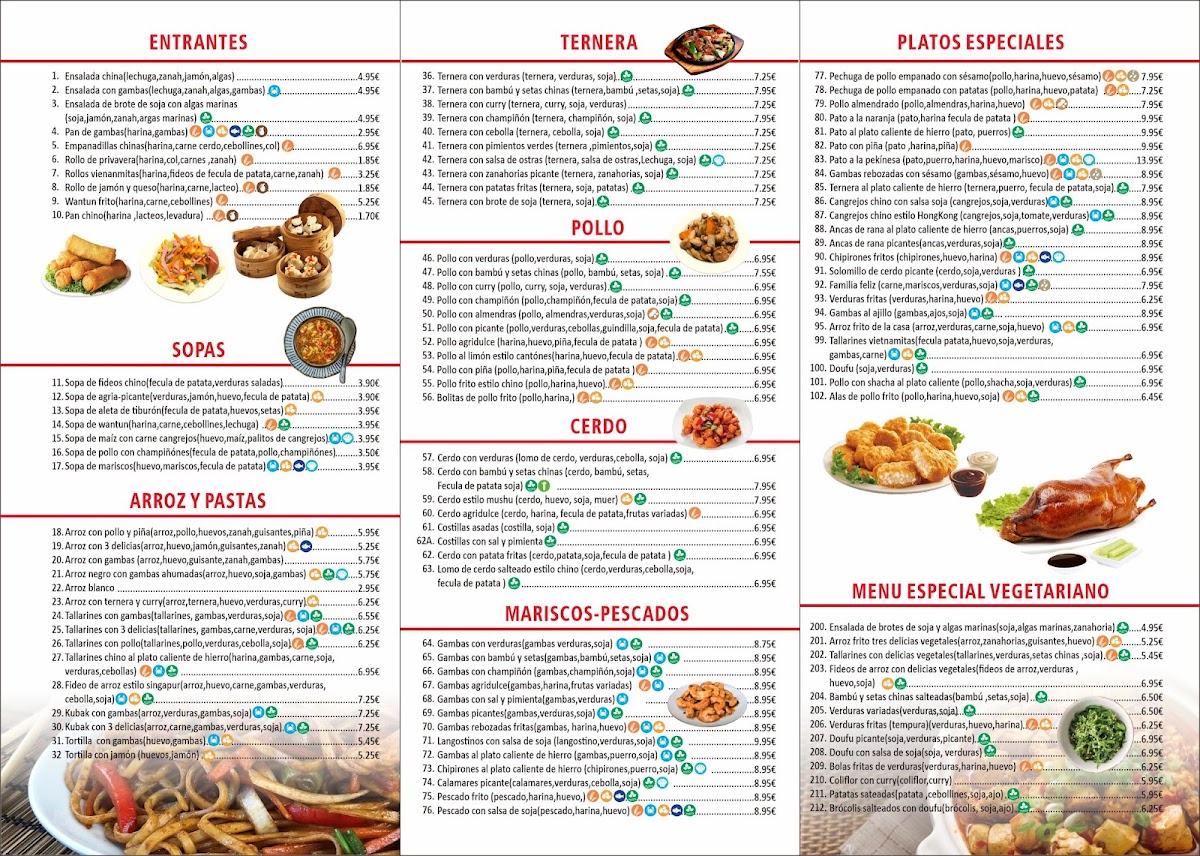 Restaurante Chino Rong Chang Photo Menu 1