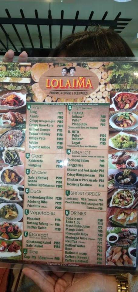 Lola Ima Pampanga Cuisine Photo Menu 10