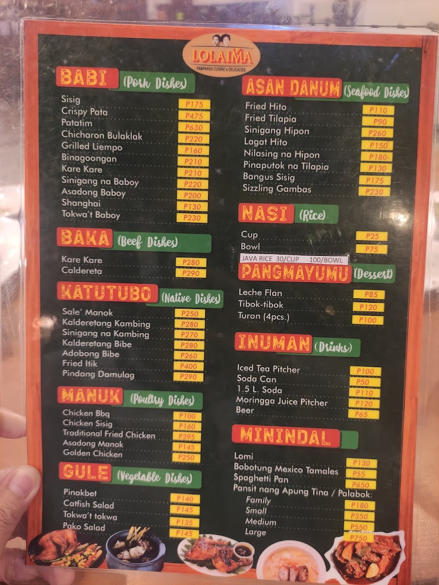 Lola Ima Pampanga Cuisine Photo Menu 5