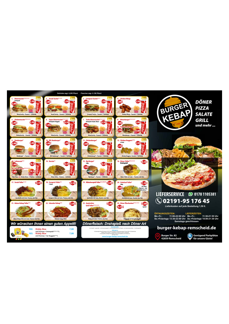 Burger Kebap Photo Menu 1