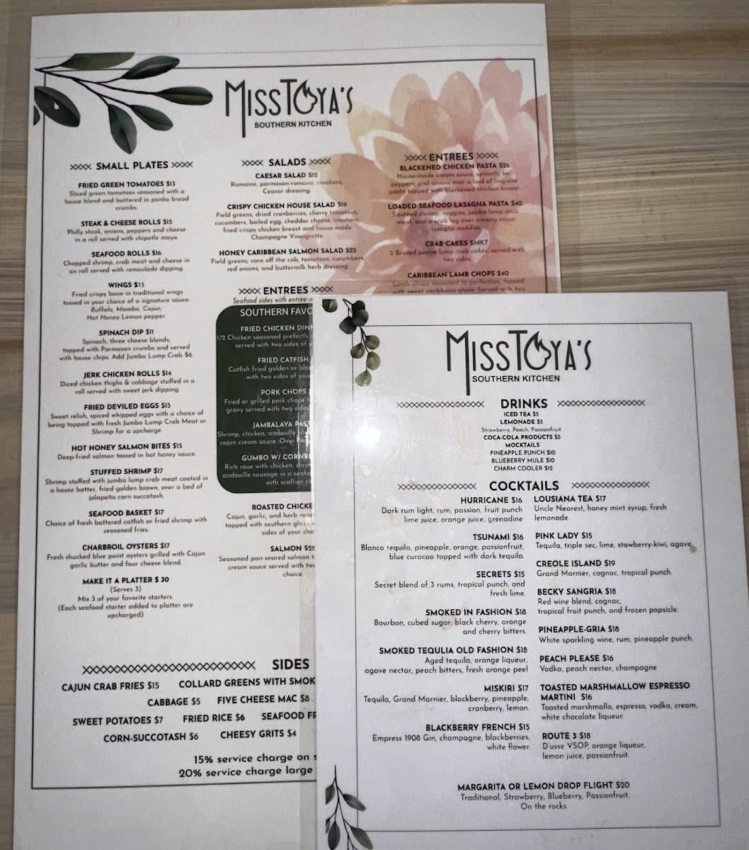 Miss Toya's Southern Kitchen - Gambrills Photo Menu 2