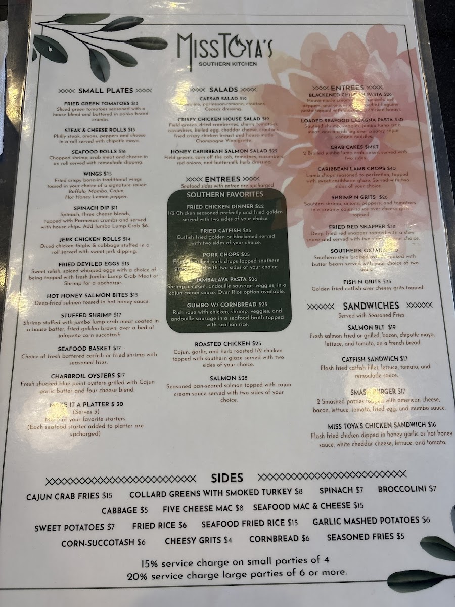 Miss Toya's Southern Kitchen - Gambrills Photo Menu 4
