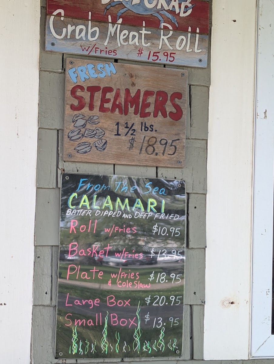 Clam Shack Photo Menu 5