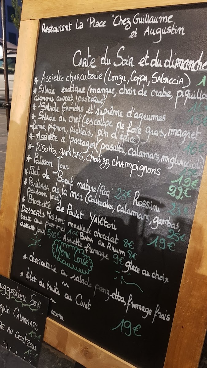 Restaurant de la Place Photo Menu 1
