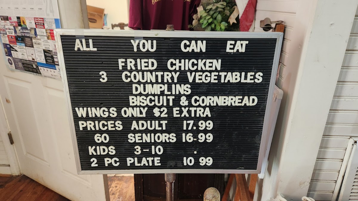 Pickett House Restaurant Photo Menu 7