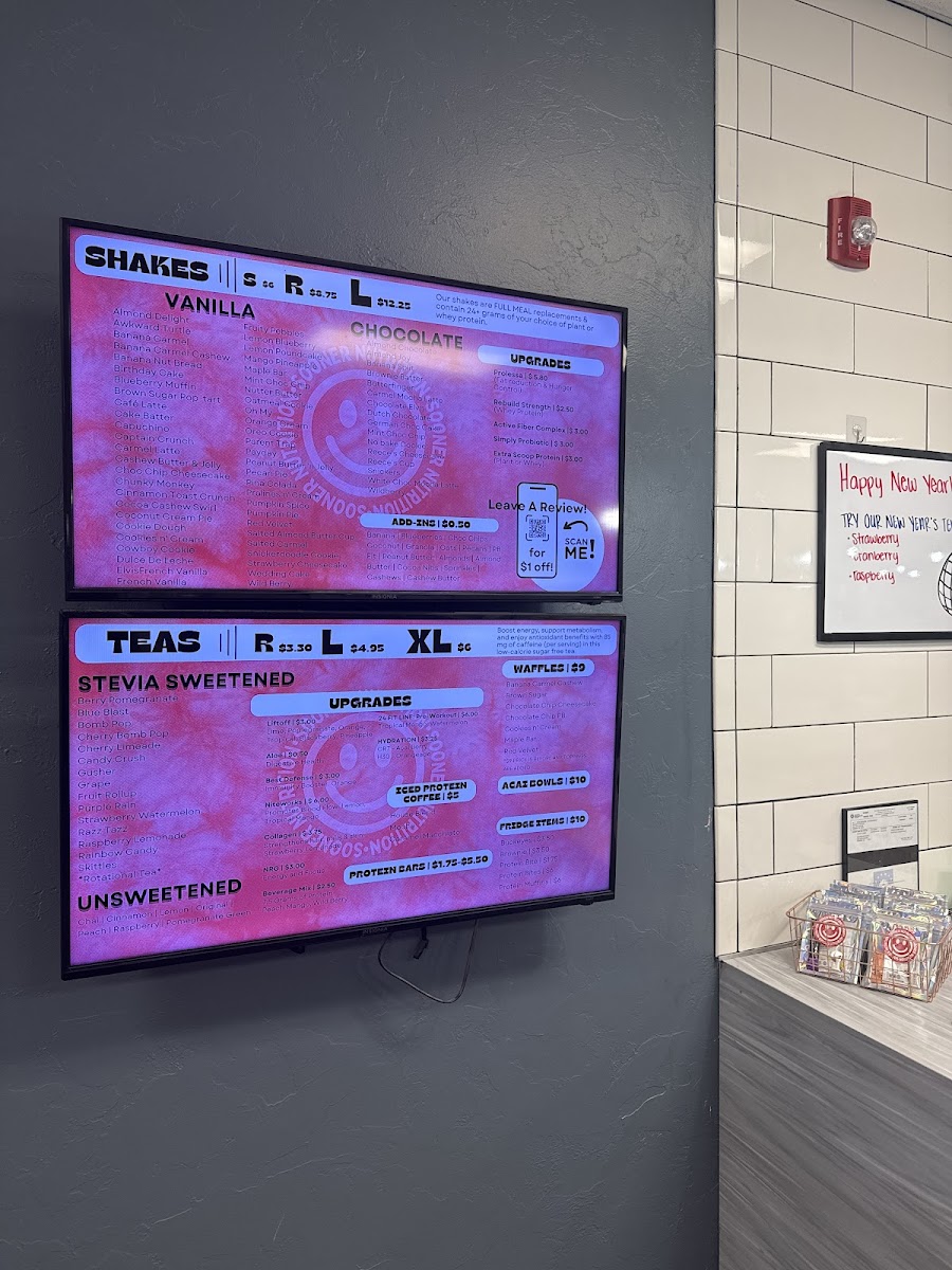Sooner Nutrition Photo Menu 3