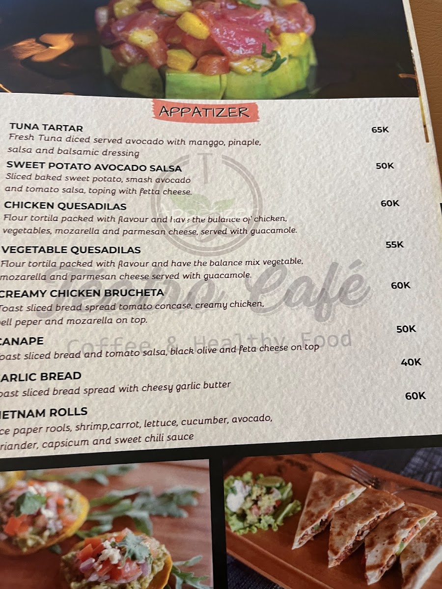 Teatro Café Amed Photo Menu 2