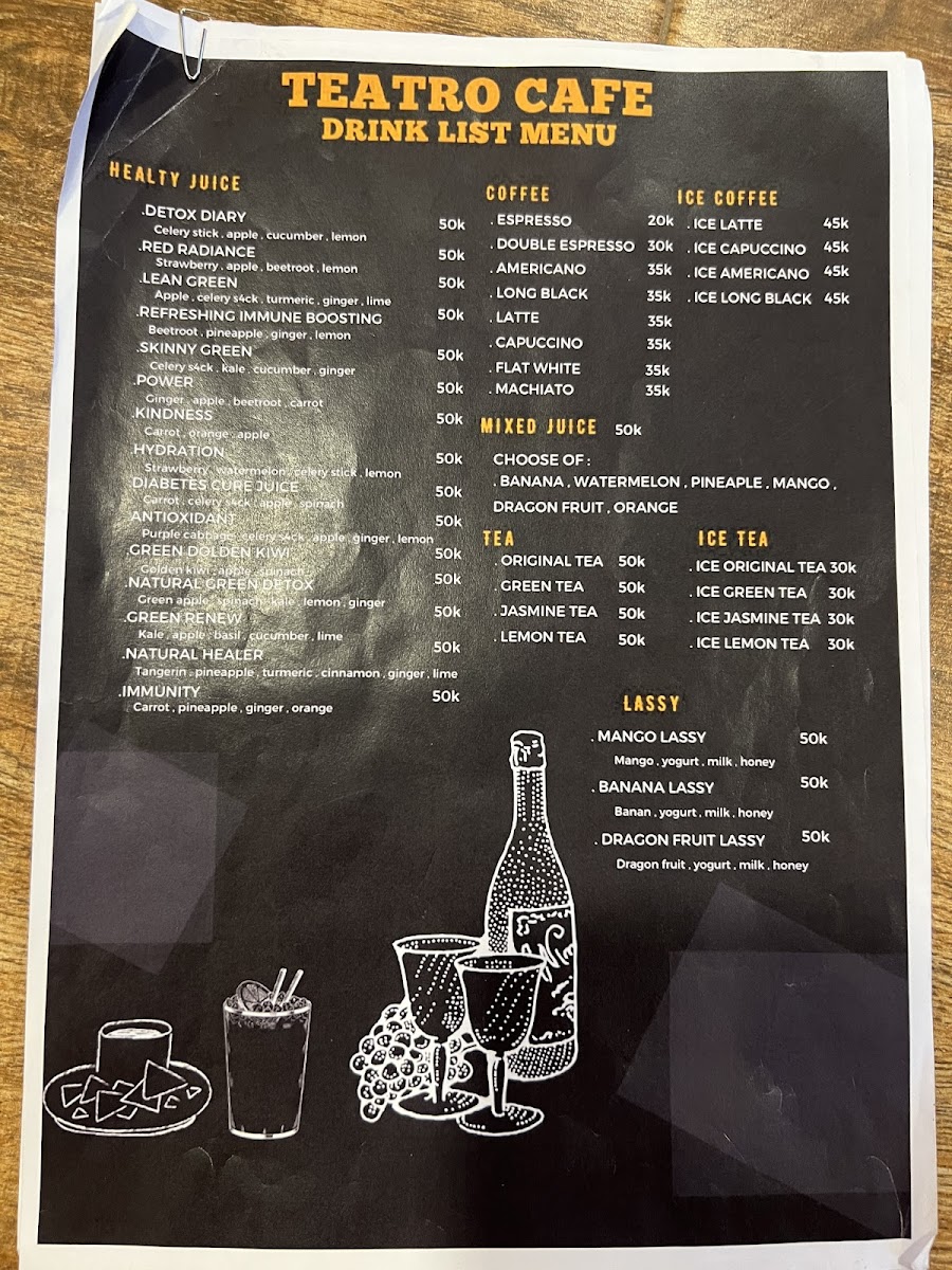 Teatro Café Amed Photo Menu 5