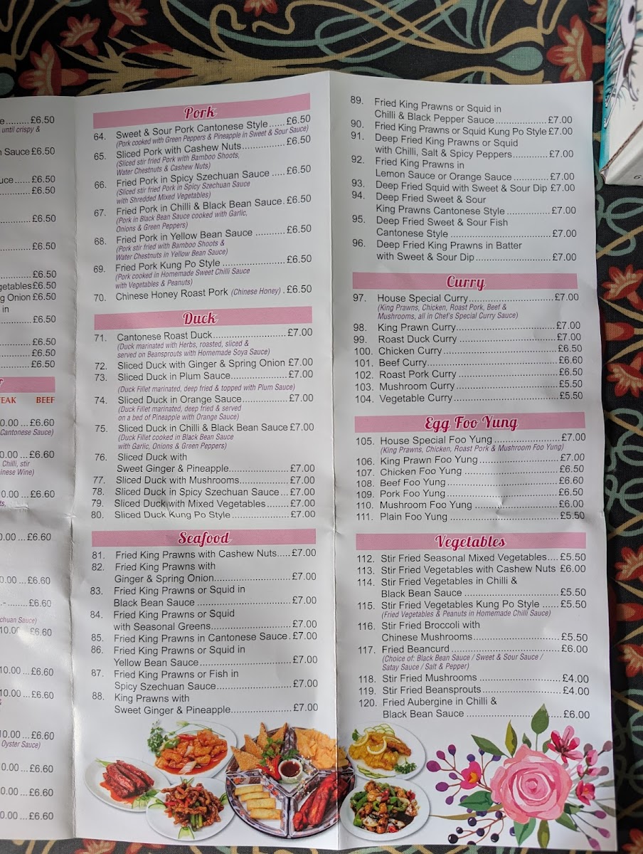 New China Rose Photo Menu 4
