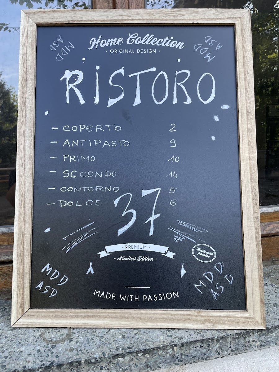 Ristoro Photo Menu 1