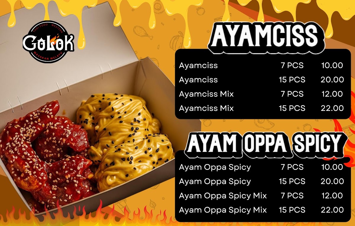 Golok Thai Food Setia Alam Photo Menu 1