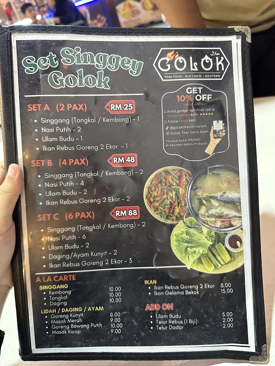 Golok Thai Food Setia Alam Photo Menu 3