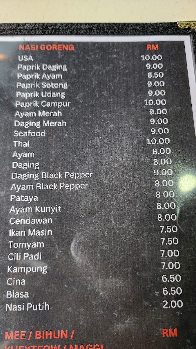 Golok Thai Food Setia Alam Photo Menu 7