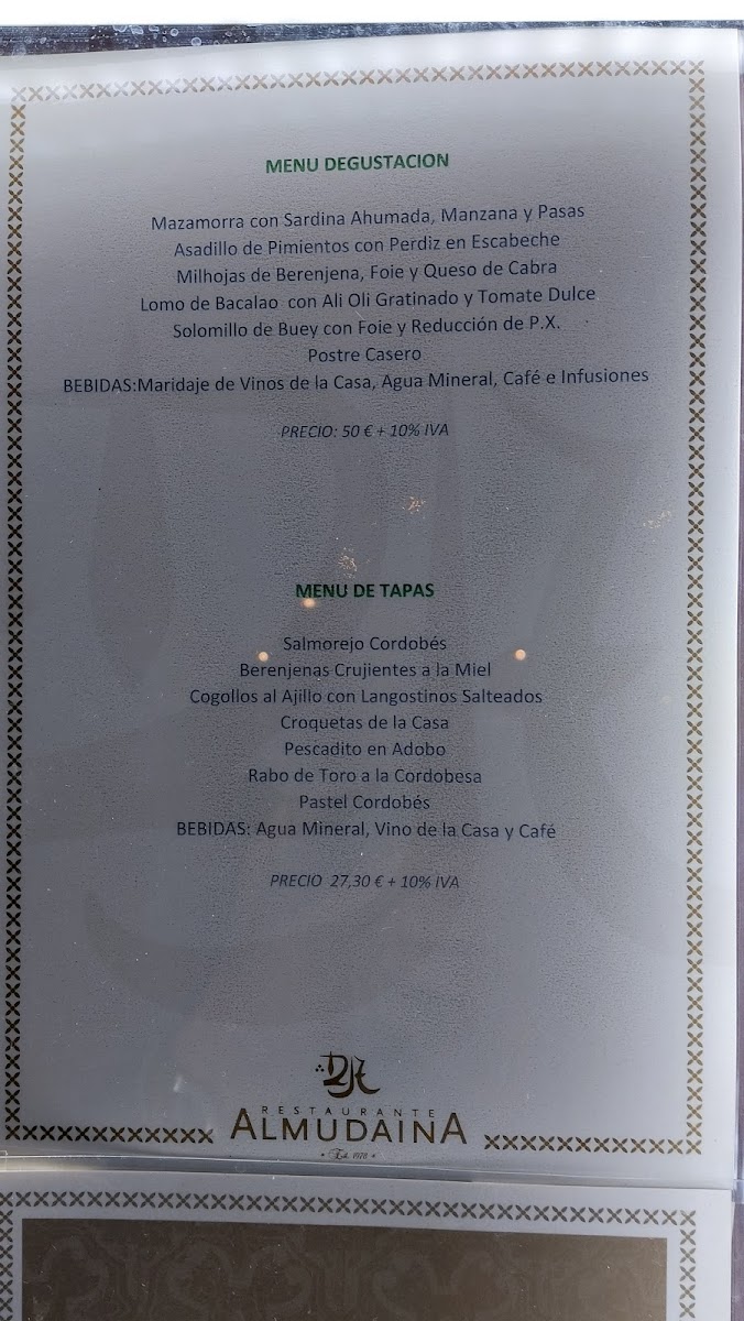 Restaurante Almudaina Photo Menu 10