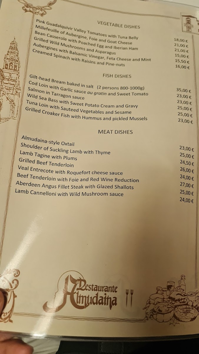 Restaurante Almudaina Photo Menu 2