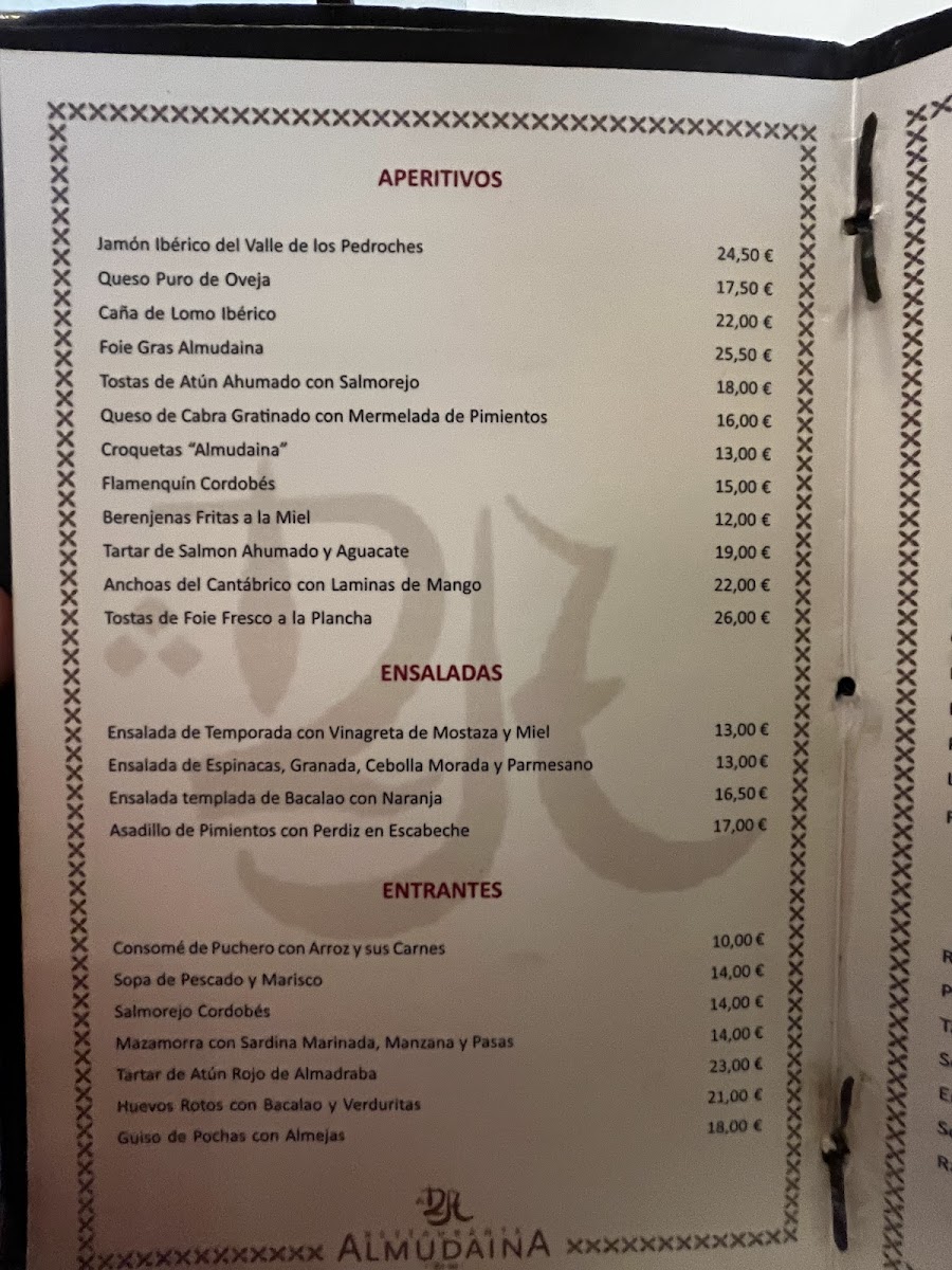 Restaurante Almudaina Photo Menu 3