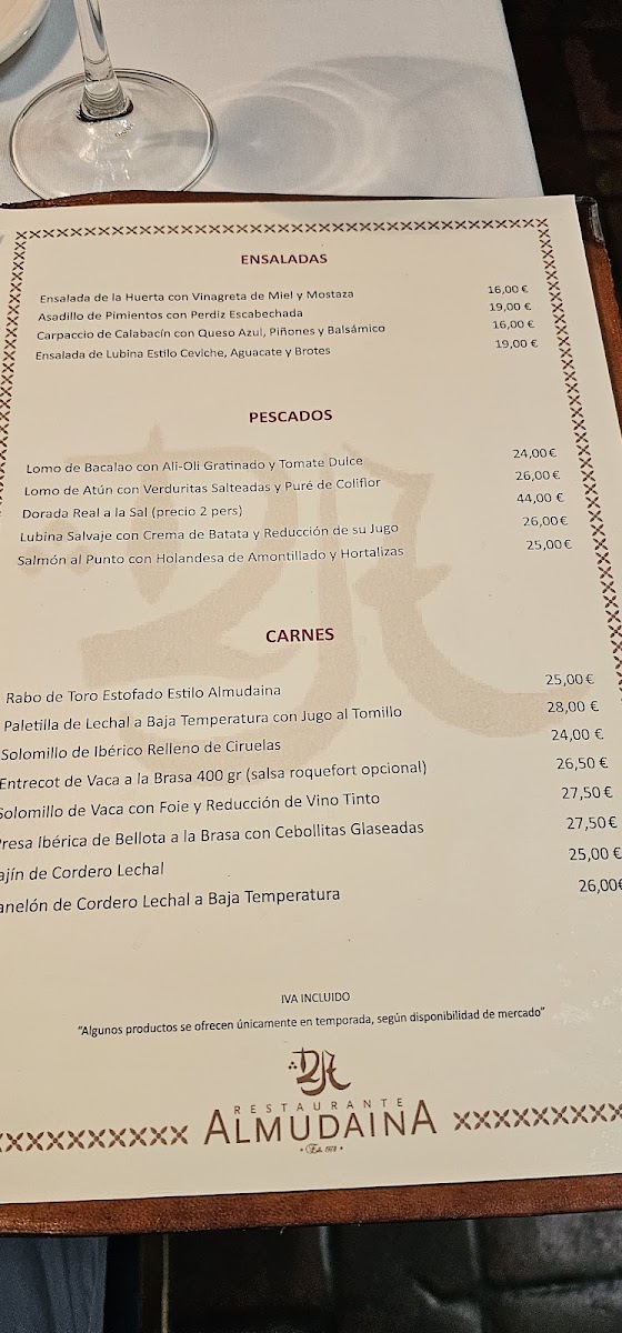 Restaurante Almudaina Photo Menu 7
