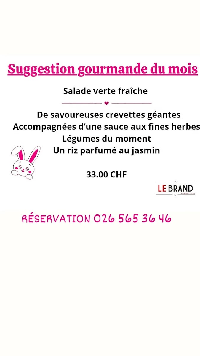 Restaurant Le Brand Photo Menu 1