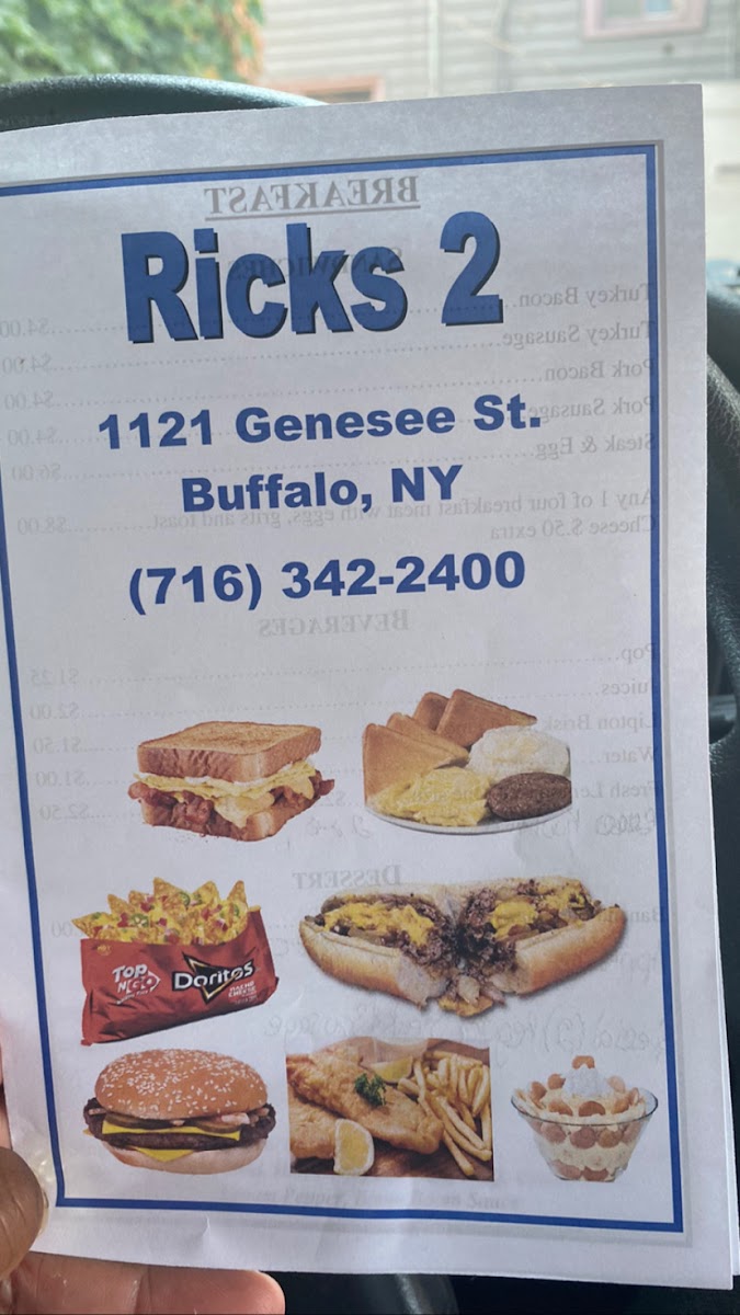 RICKS FAMOUS STEAKHOUSE Photo Menu 1