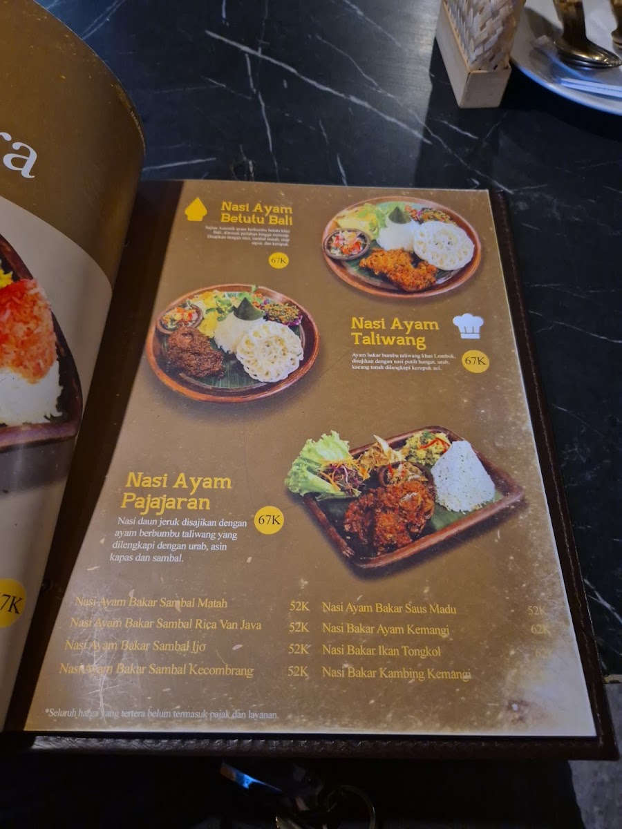 Widuri Restaurant Photo Menu 2
