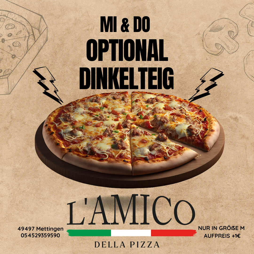 Pizzeria L´AMICO Mettingen Photo Menu 2
