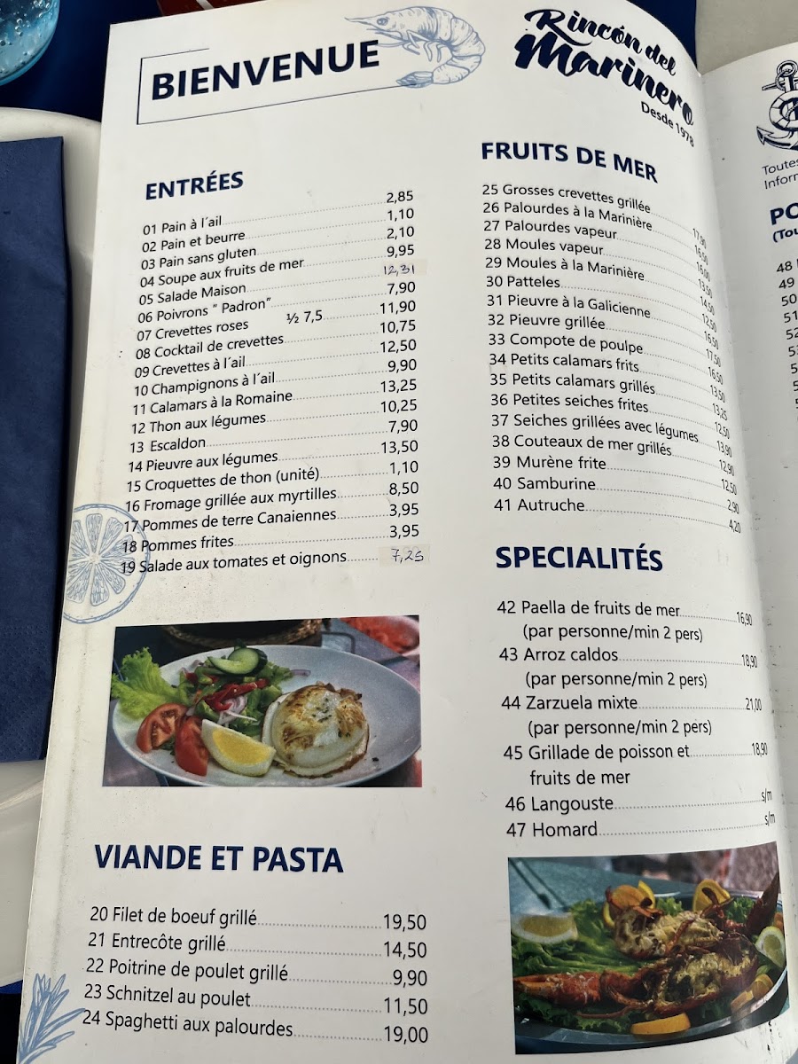 Restaurante Rincón del Marinero Photo Menu 7