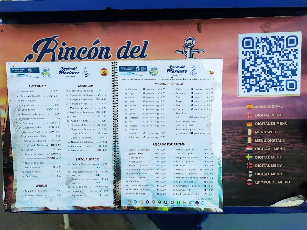Restaurante Rincón del Marinero Photo Menu 9