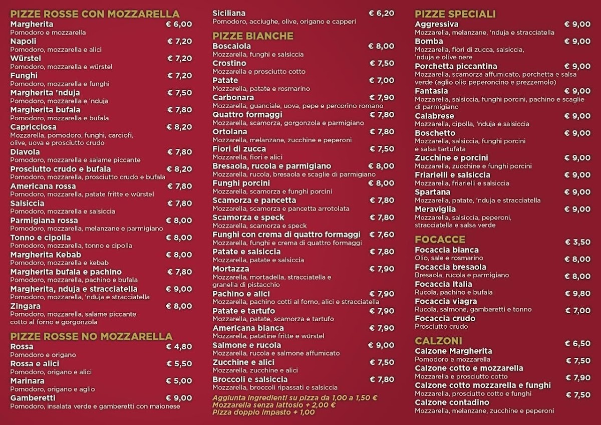 Il ladrone del gusto Photo Menu 1