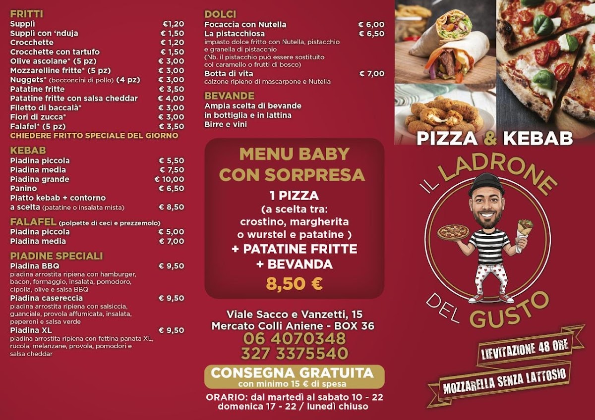 Il ladrone del gusto Photo Menu 2