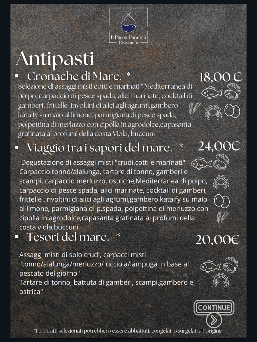 Ristorante il Pesce Pendolo 'by il Pirata' Photo Menu 1