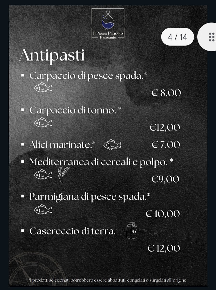 Ristorante il Pesce Pendolo 'by il Pirata' Photo Menu 3