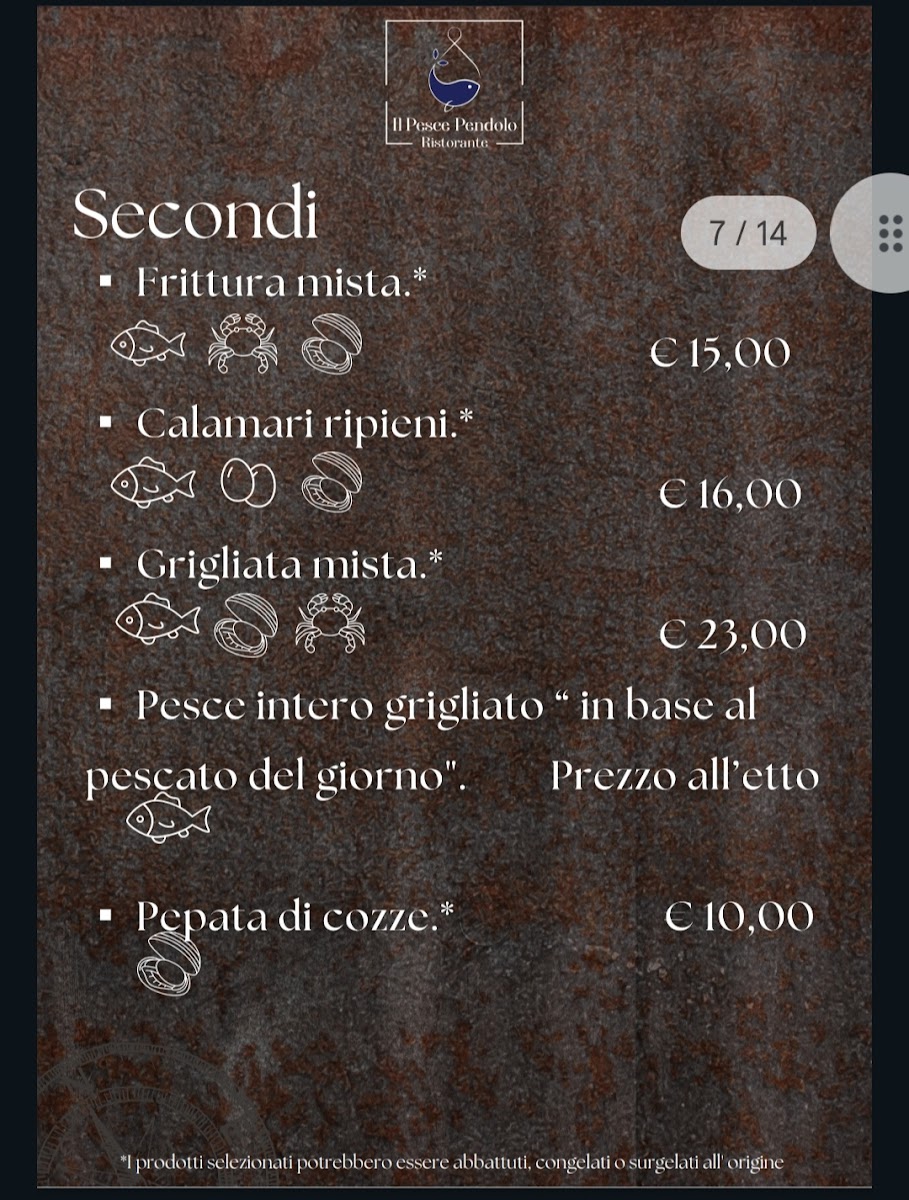 Ristorante il Pesce Pendolo 'by il Pirata' Photo Menu 5