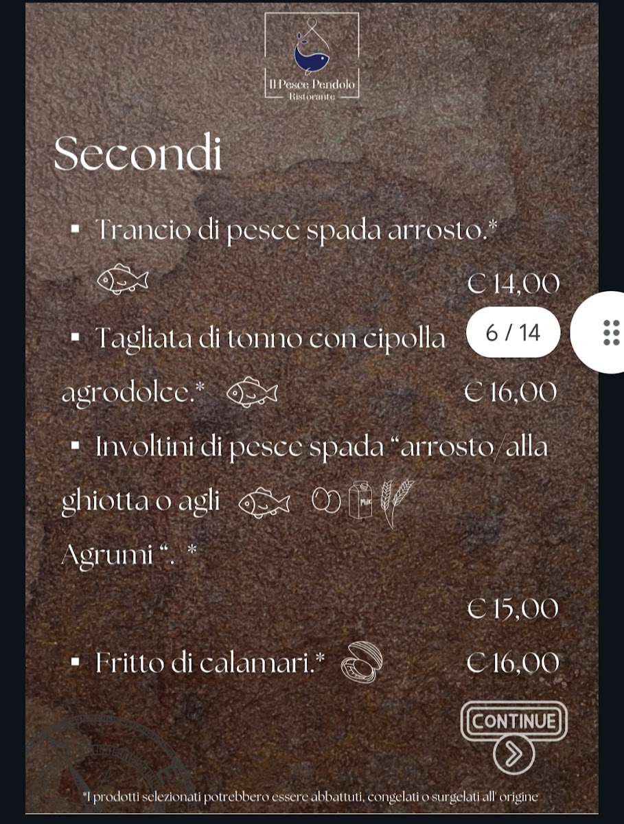 Ristorante il Pesce Pendolo 'by il Pirata' Photo Menu 6