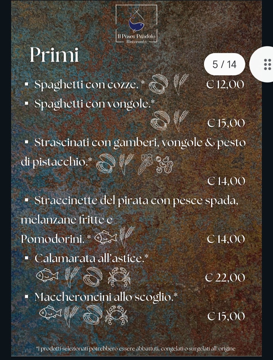 Ristorante il Pesce Pendolo 'by il Pirata' Photo Menu 7