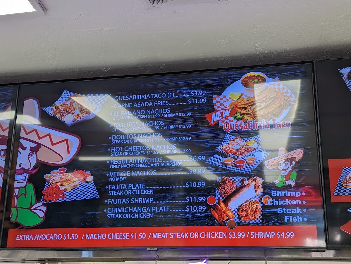 El Paisano Market Photo Menu 1
