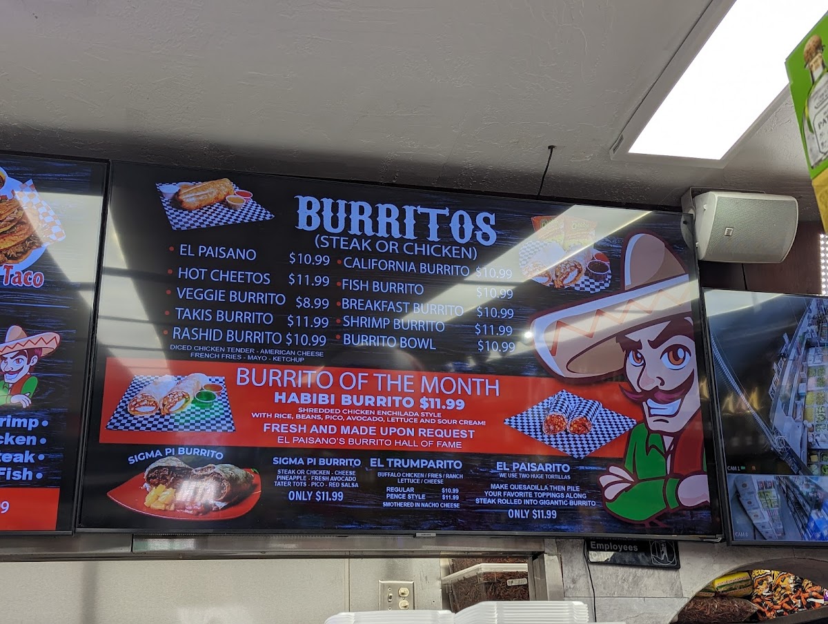 El Paisano Market Photo Menu 2