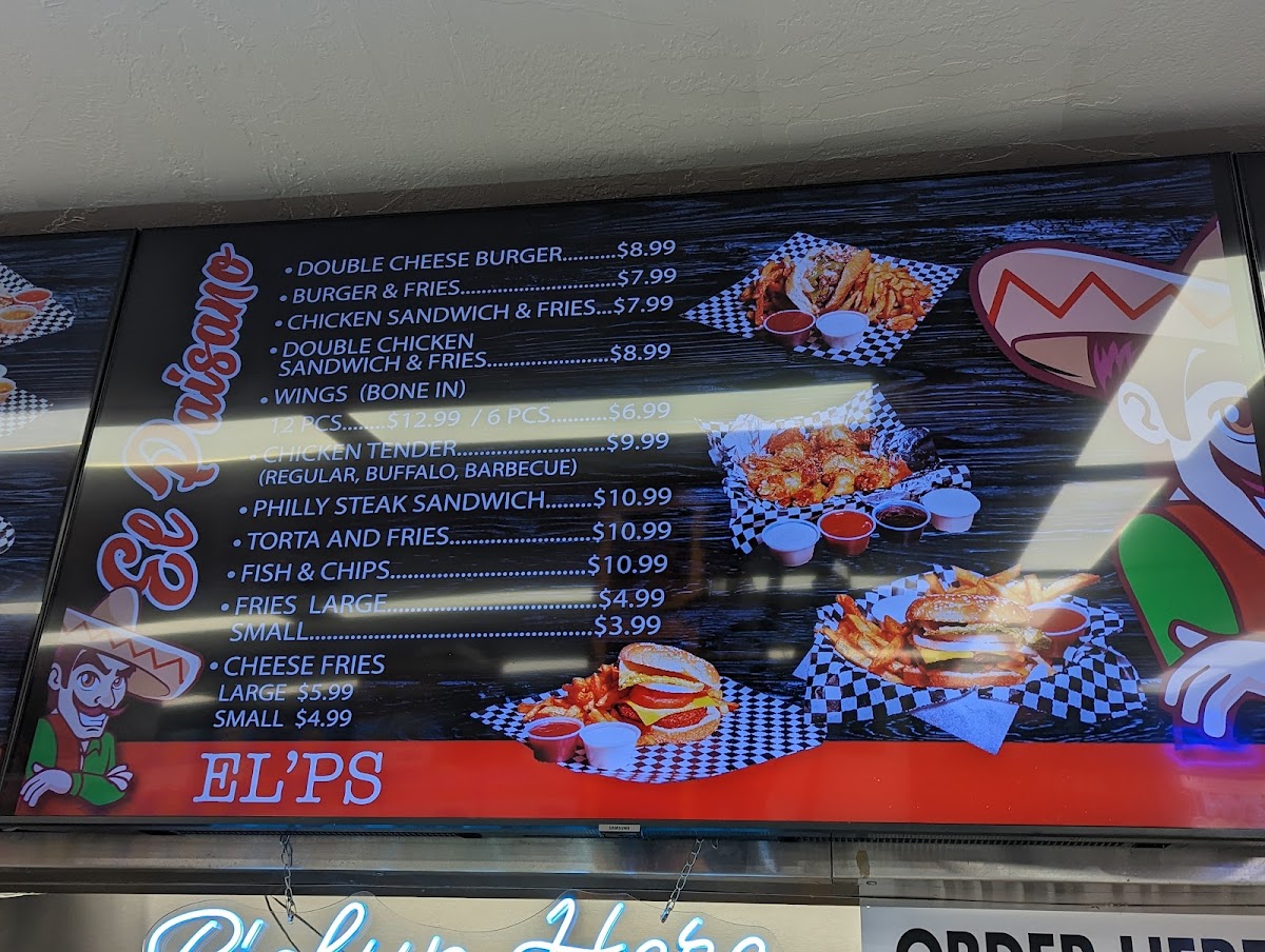 El Paisano Market Photo Menu 3