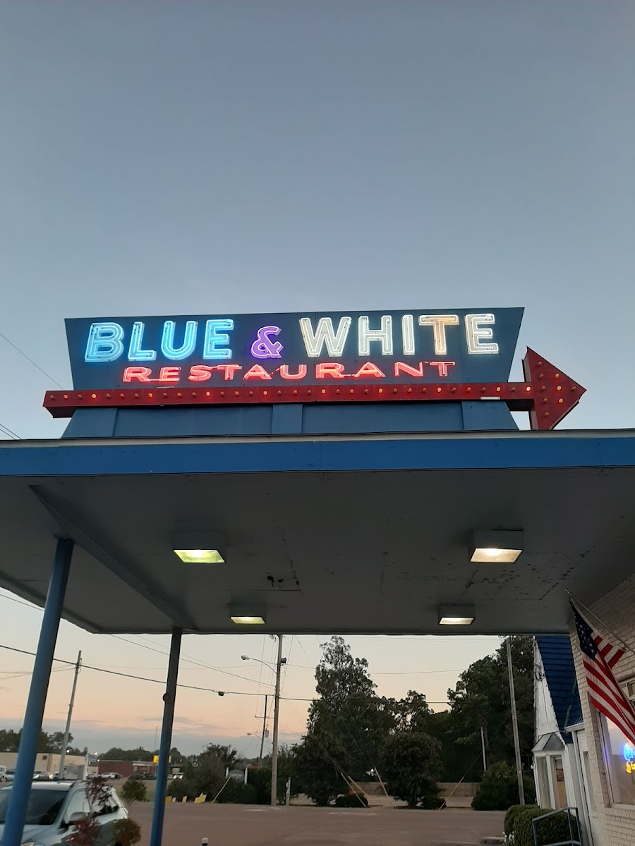 Blue & White