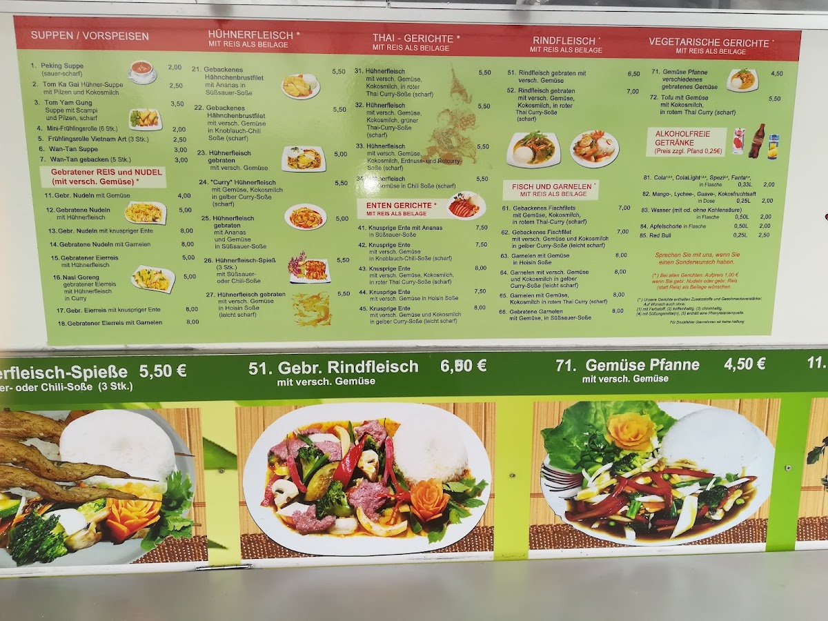 Asia Food Imbiss Photo Menu 4