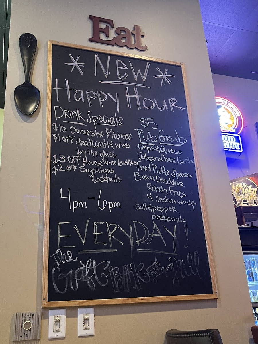 The Craft Bar and Grill Photo Menu 7