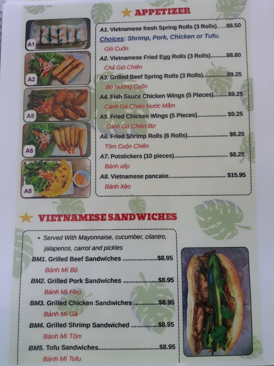 PHO STAR, VIETNAMESE NOODLE & GRILL Photo Menu 9
