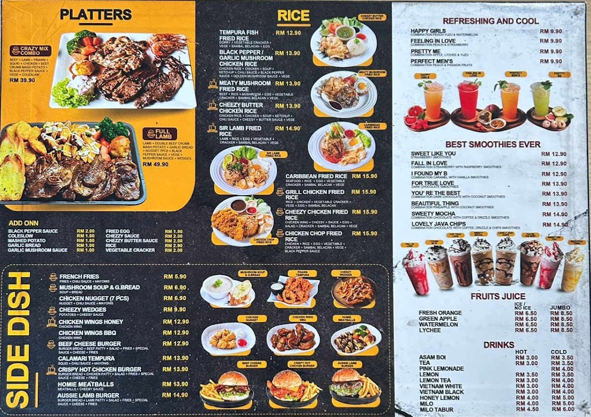 Polperro Steak House Bukit Jelutong Photo Menu 2